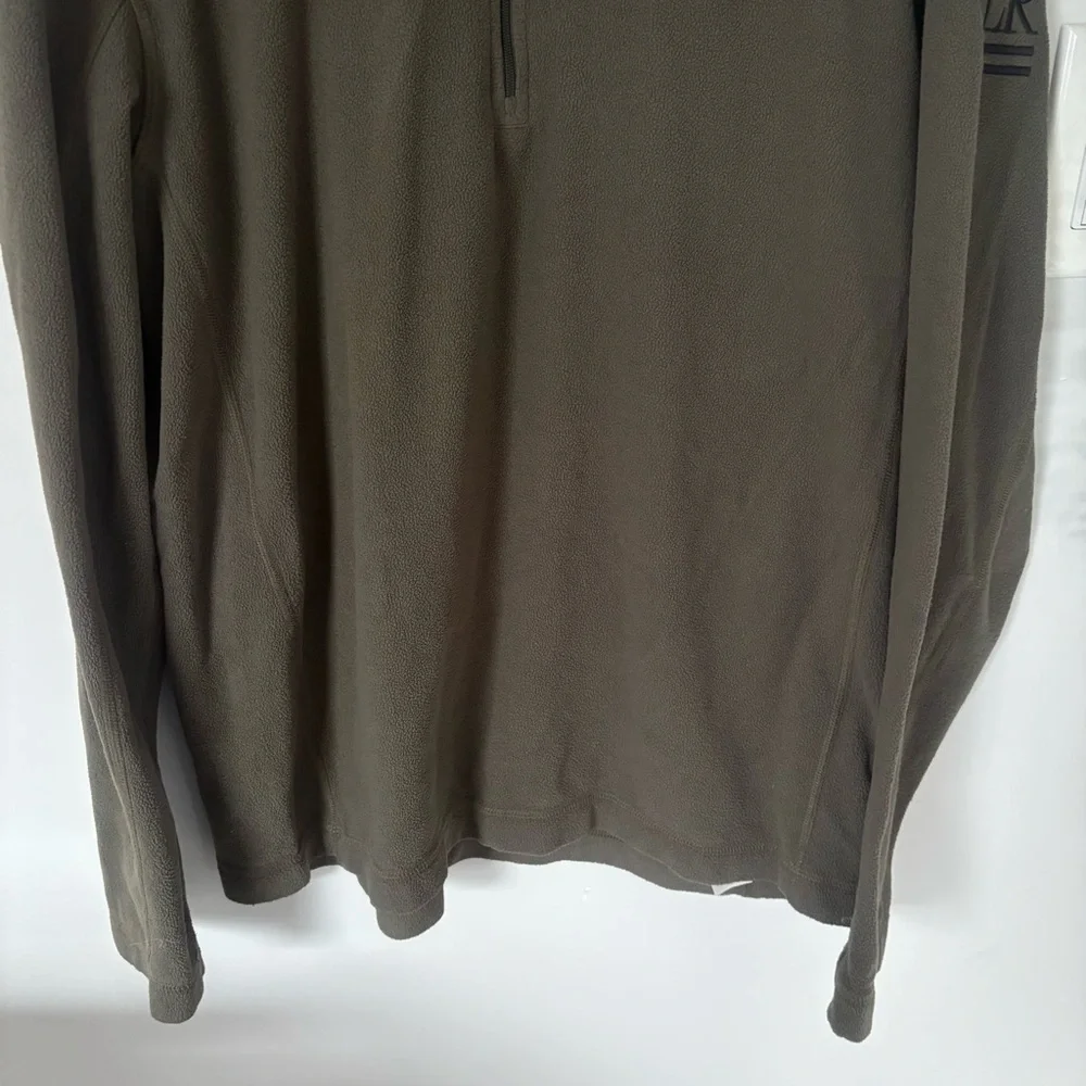 Patagonia Micro D 1/4 Zip Fleece Pullover Basin Green Men’s Medium STY26176 - Picture 3 of 9